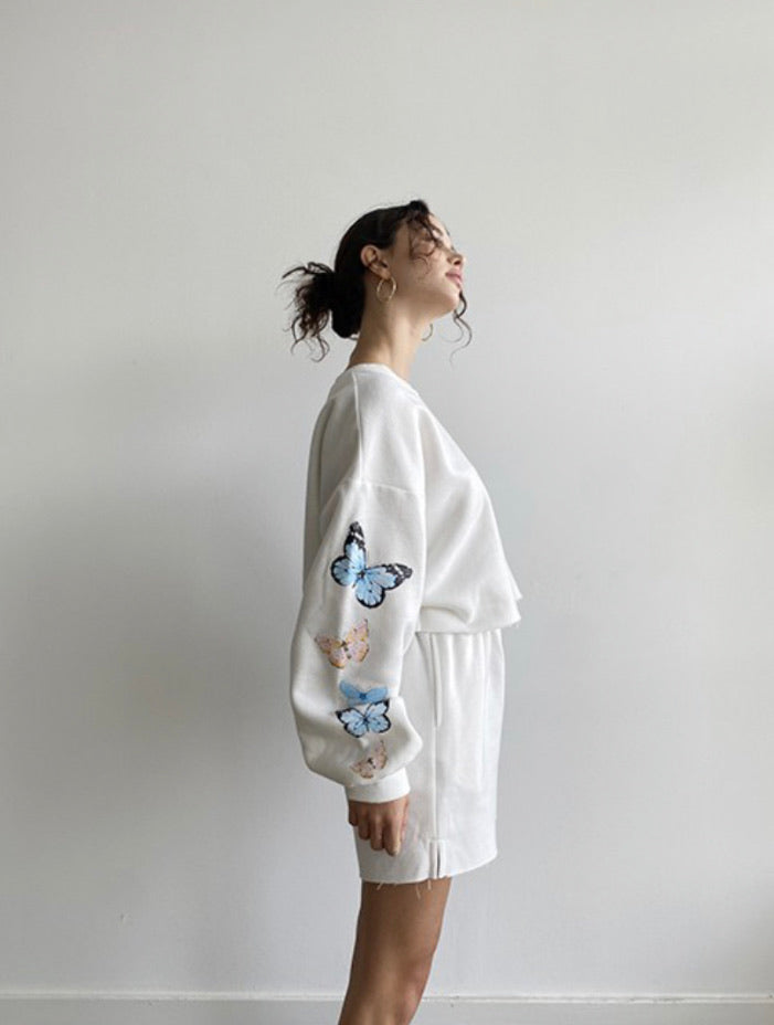 Butterfly Crewneck